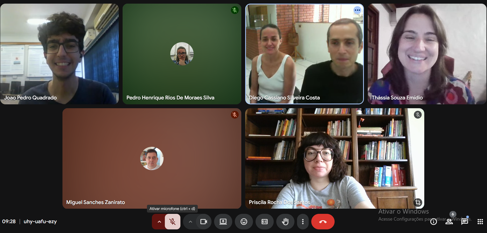 Foto 1 da notícia de título: Reunião Sistema de Psicologia do CPPA da UNESP, Campus de Assis, no portal do Grupo de Banco de Dados (GBD) - UNESP/IBILCE - São José do Rio Preto